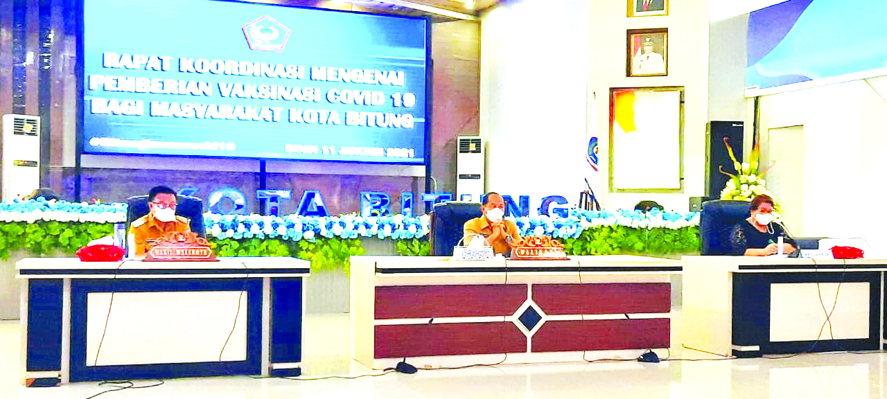 Bitung Siap Vaksinasi Covid Massal