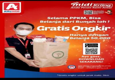 Aplikasi Midi Kriing mudahkan Konsumen Alfamidi untuk Berbelanja tanpa harus ke Toko